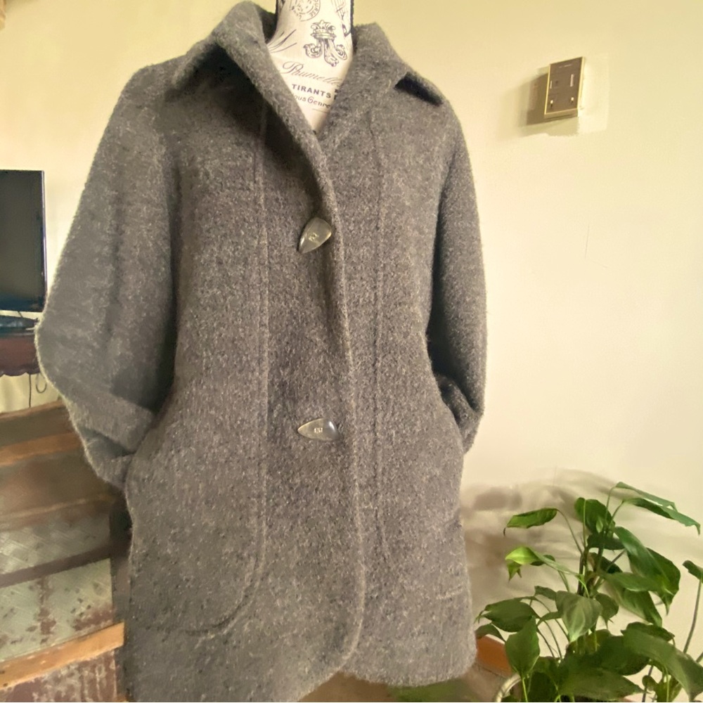 Nicole Miller Women’s Winter Coat Alpaca & Mohair Size 8
